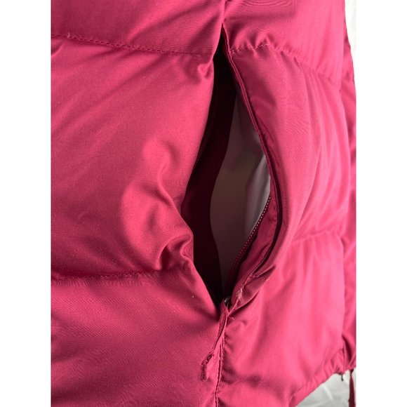 L.L Bean Pink Goose Down Vest, Women's Size X Large - Picture 11 of 16